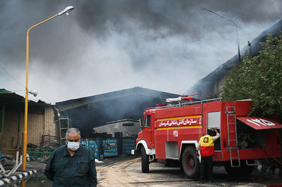 رقص آتش در پمپ‌بنزین